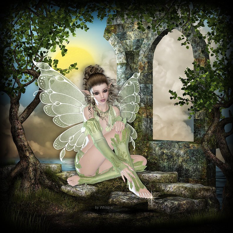 Fairy in Moonlight